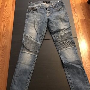 Zara Black Biker Jeans